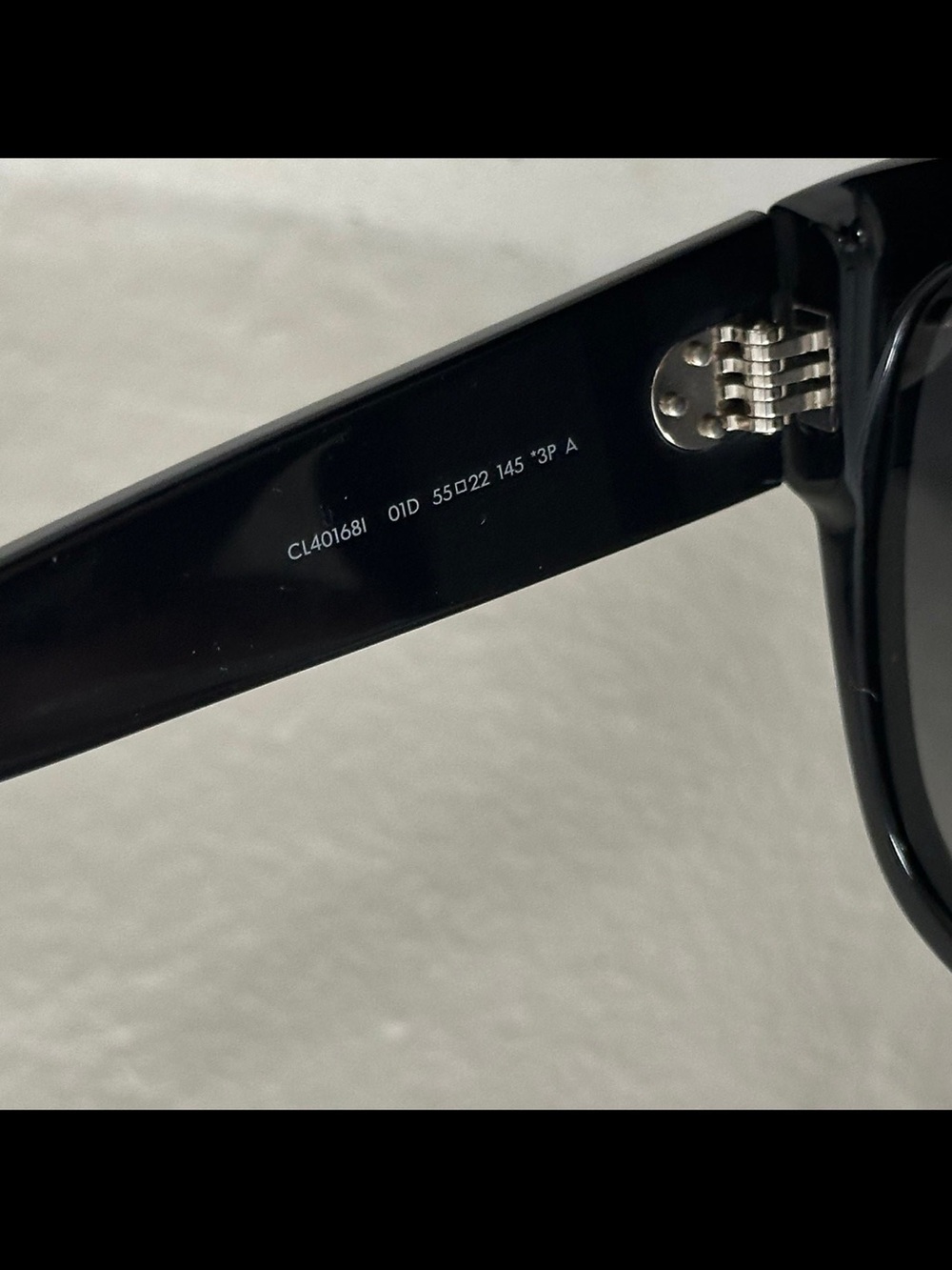 Celine Black Gradient Oversized Square Sunglasses - Picture 4 of 5